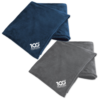 ULTRA PLUSH FLEECE BLANKET - CENTENNIAL LOGO