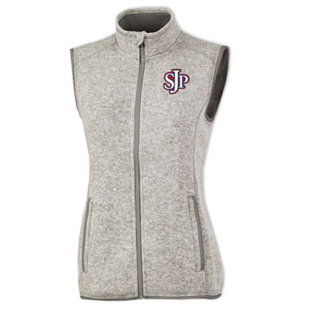 WOMEN'S HEATHERED FLEECE VEST