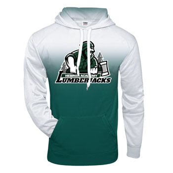 HEBRON LUMBERJACKS OMBRE PERFORMANCE HOODIE